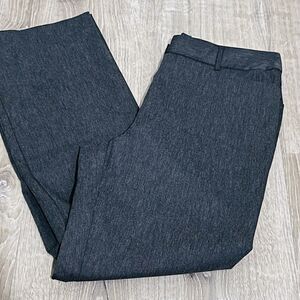 Time And Tru Wm's Straight Thru Hip And Thigh‎ Pants Gray Sz 14 Casual Career